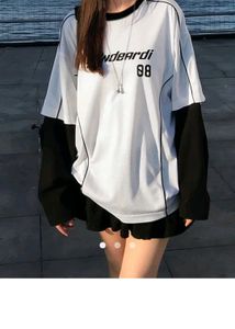 Oversized Layered Graphic T-Shirt