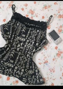 Tribal Print Spaghetti Strap Top