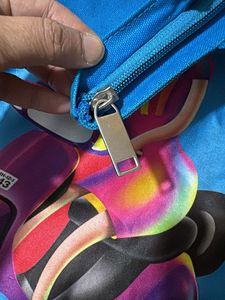 Unique Blue "i for India" Tote Bag