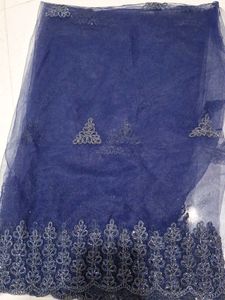 Embellished Navy Blue material
