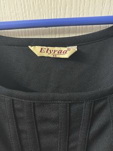 Elegant Black Corset Top