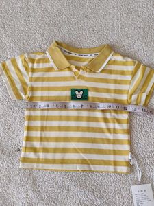 Cute Striped Polo T-Shirt for Kids