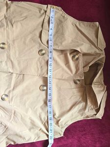 Sleeveless Trench Coat Vest