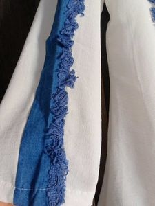 Branded Top Kali pallazo pure denium set 9to11 yea