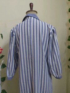 Striped Shirt Dress