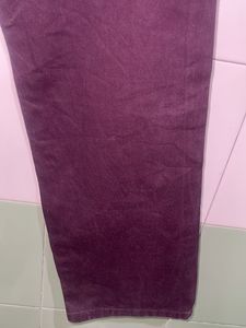Classic Plum High-Waisted Jeans