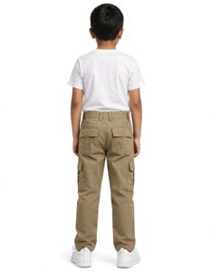 Kids Olive Brown or Khaki Cargo Pants