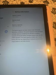 Pink Samsung Tablet A8 with protective cov