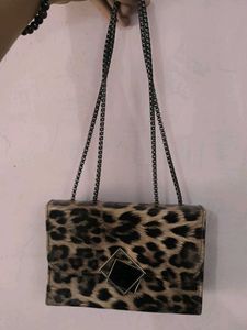 Leopard Print Shoulder Bag
