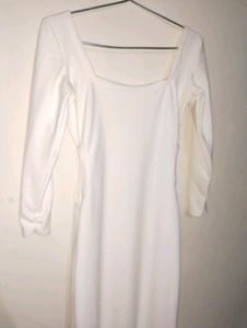 Dresses/ One Piece White/ Bodycon Dress