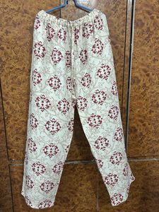 Cream Floral Print Blouse