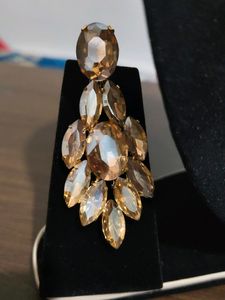 BIG SIZE KOREAN GLASS STONE NECKLACE SET