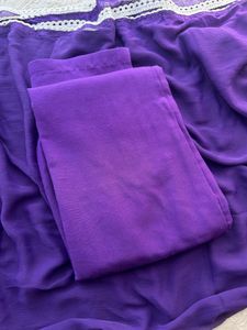 Elegant Purple Embroidered Kurta Set