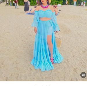 Bohemian Beach three piece set with detachable