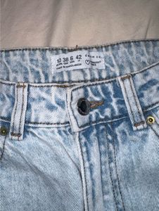 Unique Two-Tone Wide Leg Jeans