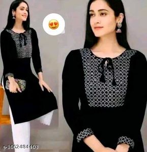 Elegant Black Kurta
