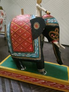 Hand Crafted Wooden Elephant