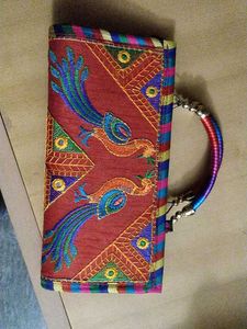 Ethnic Embroidered Clutch
