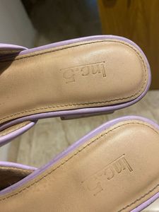 Stylish Lavender Slide Sandals