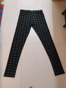 Chic Black Plaid Pants
