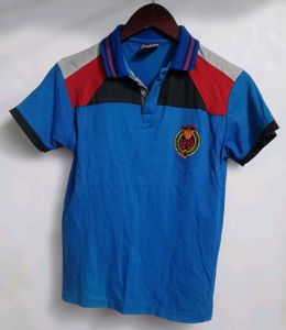 Vintage Color Block Polo