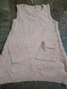 Vintage Fuzzy Knit Sweater Vest