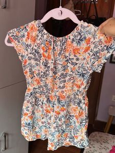 Girls Floral Romper