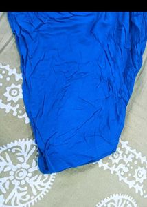 Blue Kurta with Mirror Embellishments
