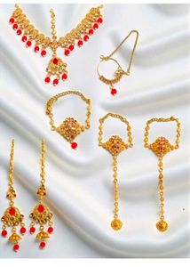 Exquisite Gold Plated Bridal Jewelry Set