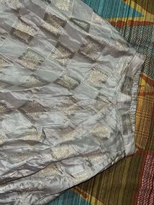 Elegant Grey Lehenga Skirt