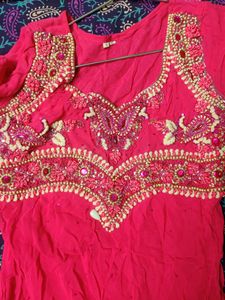 Heavy Embroidery Sequence Work Designer Suit