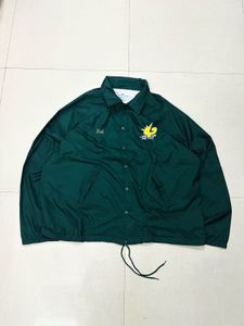 Green Coach windbreaker Jacket 🇺🇸