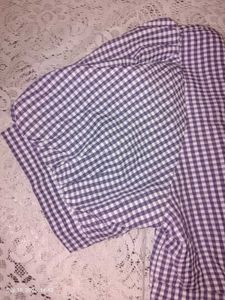 Chic Gingham Puff Sleeve Top