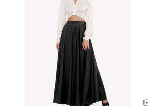 navratri flared black skirt