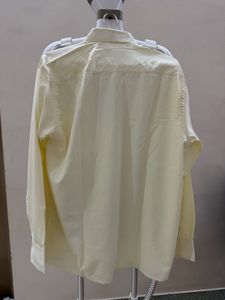 Men's Classic Cream Striped Shirt