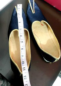 Navy &amp; Gold Traditional Men's Shoes✨