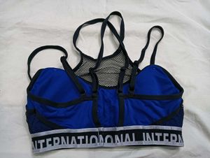 Blue Mesh 🔥Sports Bra