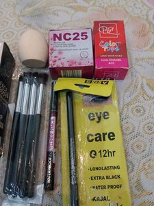Makeup Bundle: Foundation, Brushes &amp; More