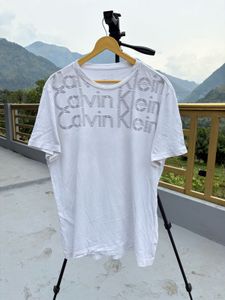 Calvin Klein White Logo T-Shirt