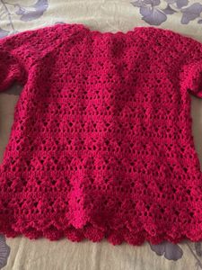 Handmade Cute Knitted Cardigan