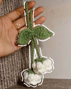 Lily of the valley keychain