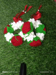 Handmade Crochet Mehendi Wreath