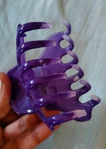 Purple Claw Clip