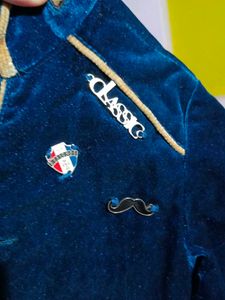 Blue Velvet Blazer