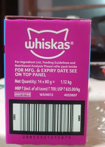Whiskas Cat Food Box