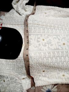 Pure Lakhnawi Chicken Kurta, Inner Attached