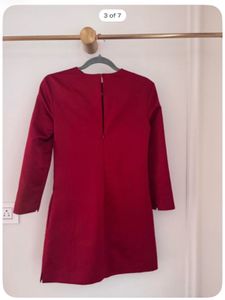 Zara Limited Edition Studio Satin Red Dress