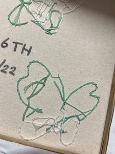 Butterfly threaded Artwork