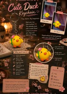Cute Yellow Chick Charm
