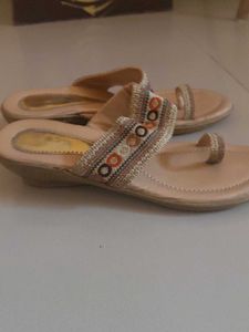 Embellished Sandal Heel